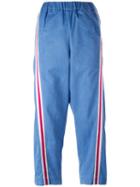 Penelophe's Sphere Side Stripe Denim Trousers, Women's, Size: Small, Blue, Cotton