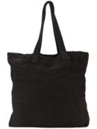 By Walid - Heavy Tote Bag - Men - Linen/flax - One Size, Black, Linen/flax