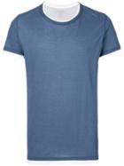 Majestic Filatures Contrasting Trim T-shirt - Blue