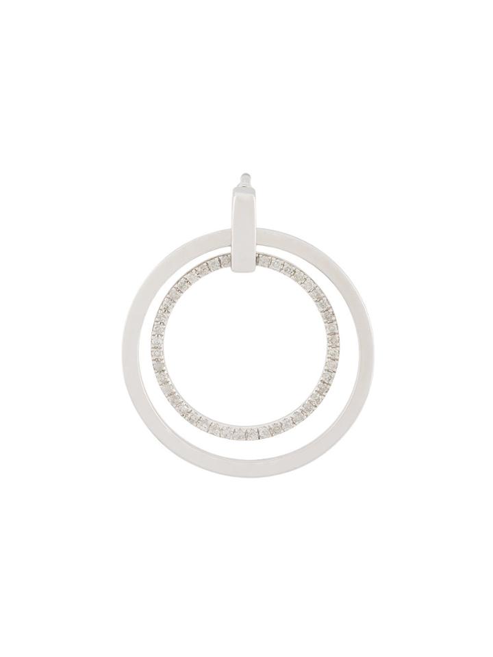 Asherali Knopfer Giulia Double Hoop Earring - Metallic