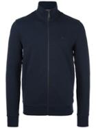 Michael Kors Zipped Sweatshirt, Men's, Size: Large, Blue, Cotton/spandex/elastane