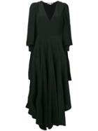 Stella Mccartney V-neck Asymmetric Dress - Black