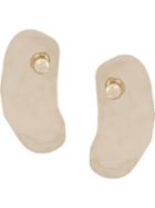 Y/project Oyster Earrings - Gold