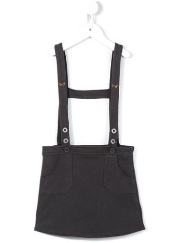 Emile Et Ida Dungaree Skirt, Girl's, Size: 6 Yrs, Grey