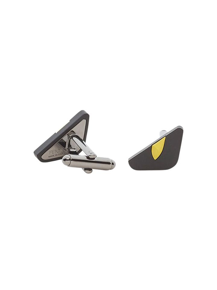 Fendi Eye Cufflinks - Black