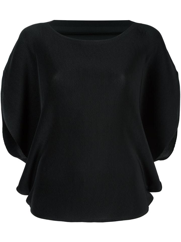 Pleats Please By Issey Miyake Crepe Top