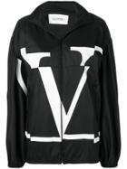 Valentino Deconstructed Go Logo Jacket - Black