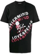 Mastermind Japan 'love & Peace' Print T-shirt - Black