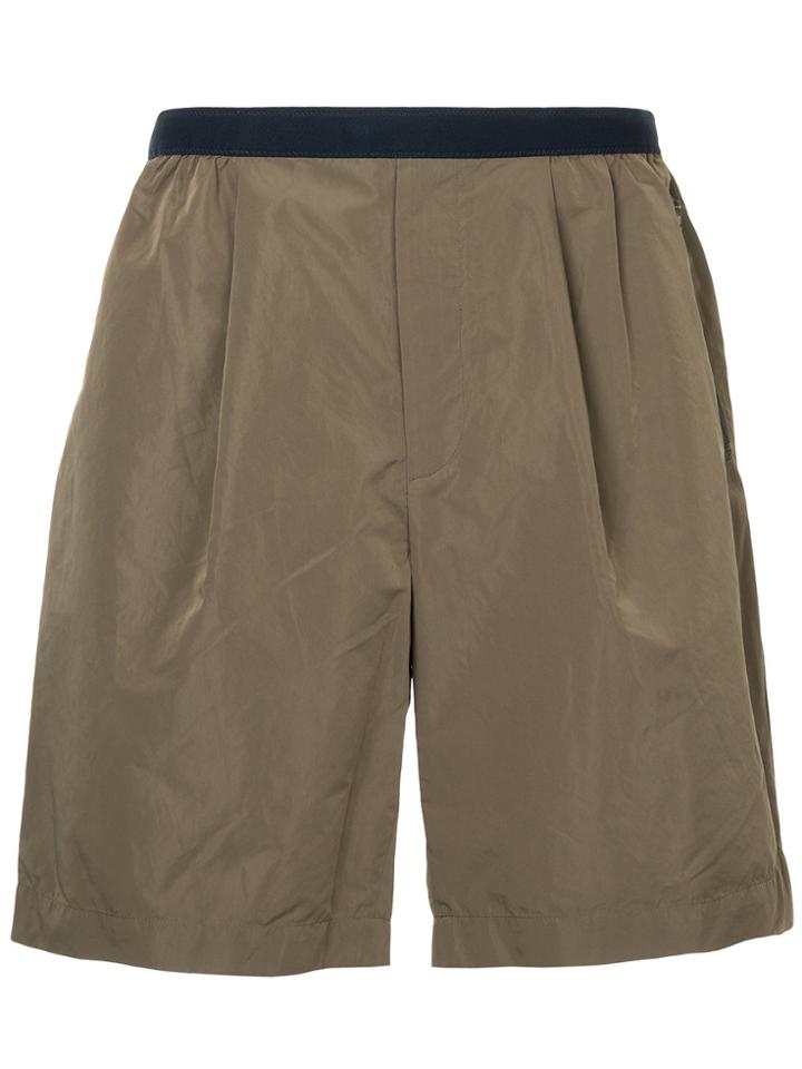 Kolor Fitted Waistband Shorts - Brown