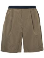 Kolor Fitted Waistband Shorts - Brown