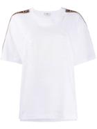 Fendi Oversized Logo Tape T-shirt - White