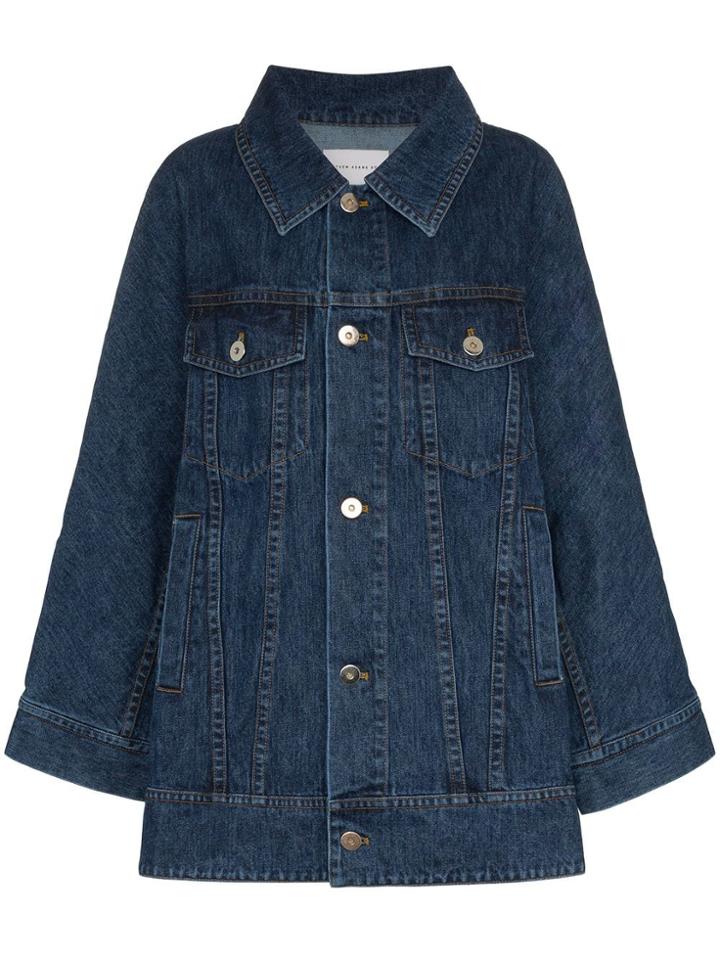 Matthew Adams Dolan Swing Back Denim Jacket - Blue
