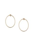 Natalie Marie 9kt Yellow Gold Eclipse Earrings