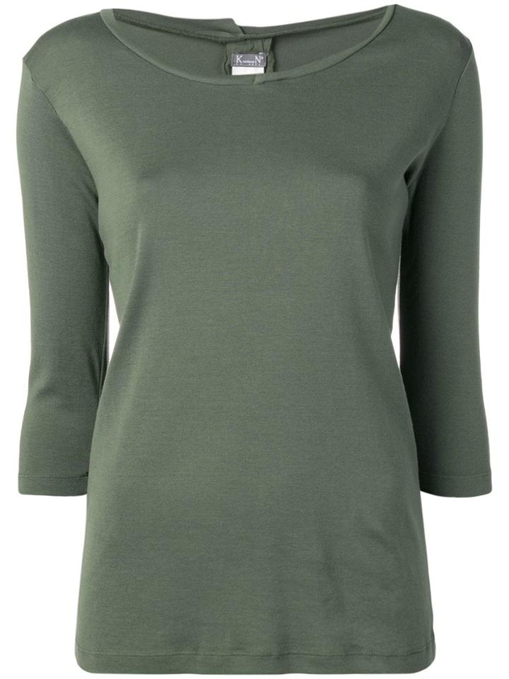 Kristensen Du Nord Classic Plain T-shirt - Green