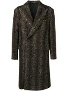 Tagliatore Double Breasted Mid Coat - Brown