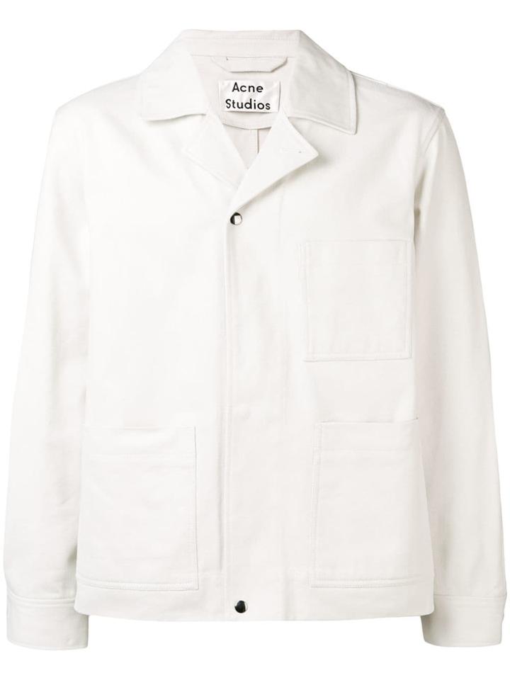Acne Studios Media Workwear Jacket - White