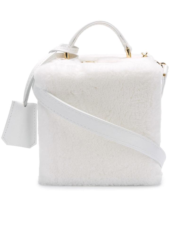 Natasha Zinko Rigid Box Shoulder Bag - White
