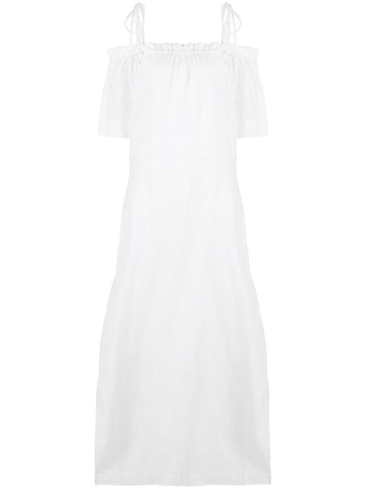 Venroy Venroy Wstraplessmxdresswht White Linen/flax
