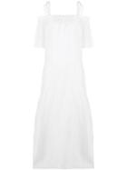 Venroy Venroy Wstraplessmxdresswht White Linen/flax