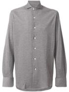 Canali Button-down Fitted Shirt - Grey