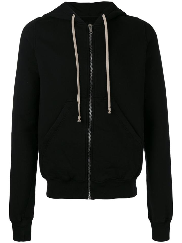 Rick Owens Drkshdw Zipped Hoodie, Men's, Size: Medium, Black, Cotton