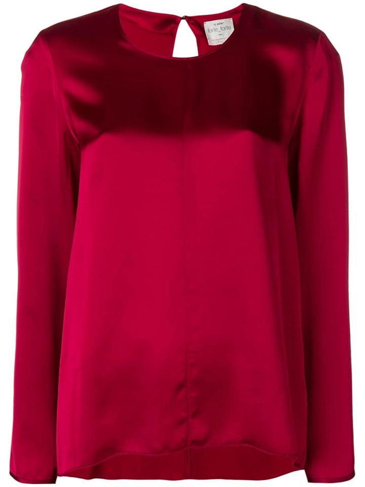 Forte Forte Plain Blouse - Red