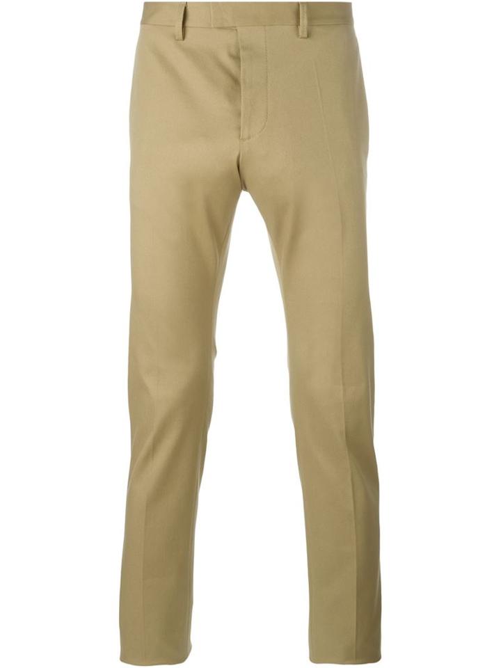 Dsquared2 Slim Fit Chinos, Men's, Size: 52, Nude/neutrals, Cotton/spandex/elastane