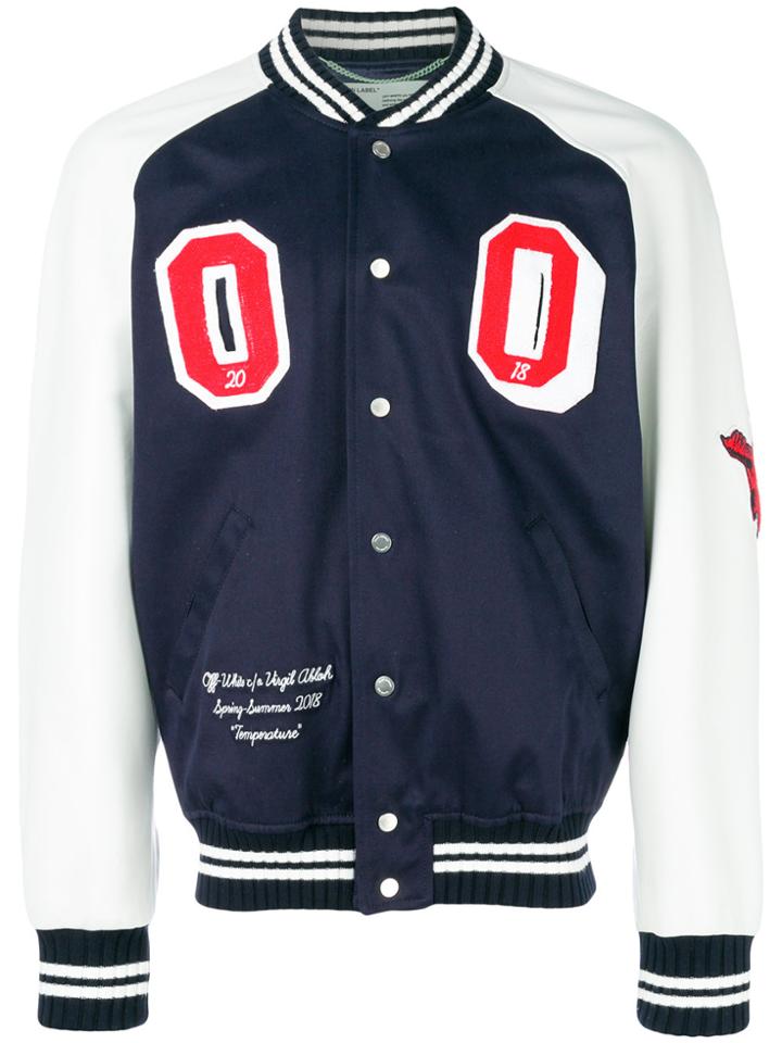 Off-white Varsity Jacket - Blue
