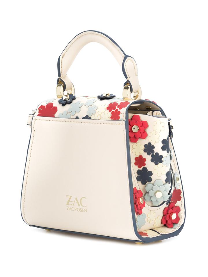 Zac Zac Posen Eartha 3d Printed Mini Top Handle Bag - Nude & Neutrals