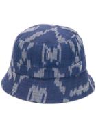 Ymc Patterned Hat - Blue
