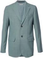 Marni Buttoned Blazer Jacket, Men's, Size: 46, Green, Acetate/cotton
