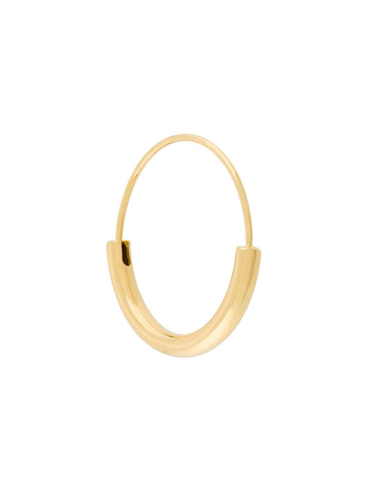 Maria Black Small Serendipity Hoop Earring - Metallic
