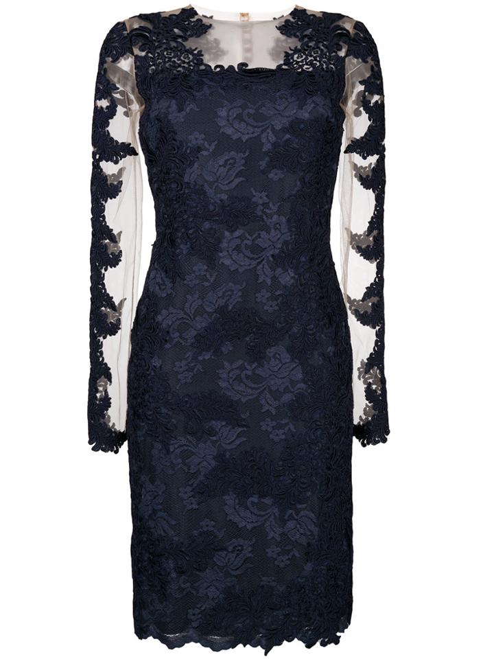 Olvi S Lace-embroidered Midi Dress - Blue