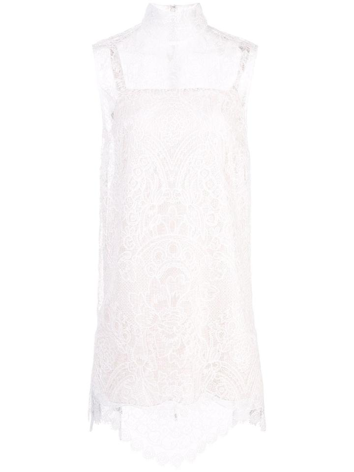 Vera Wang Sleeveless Tunic Dress - White