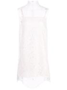Vera Wang Sleeveless Tunic Dress - White