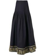 Zeus+dione Acropolis Embroidered Skirt - Blue