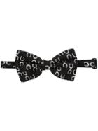 Dolce & Gabbana Horseshoe Print Bow Tie