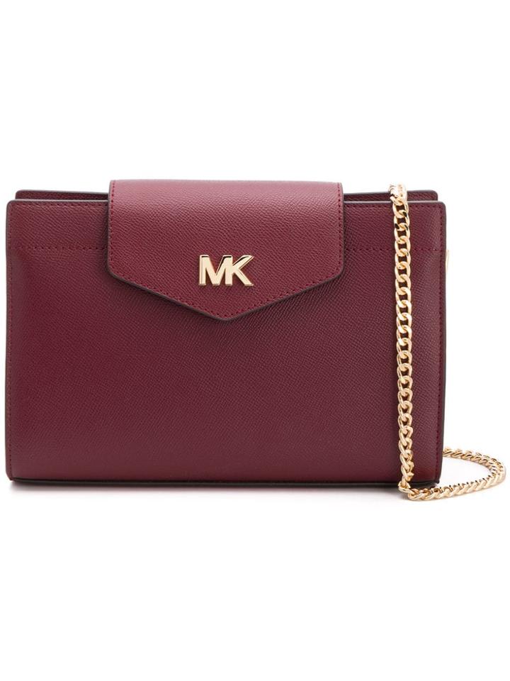 Michael Michael Kors Logo Cross Body Bag Large - Red