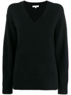 Vince Oversized Long-sleeve Sweater - Black
