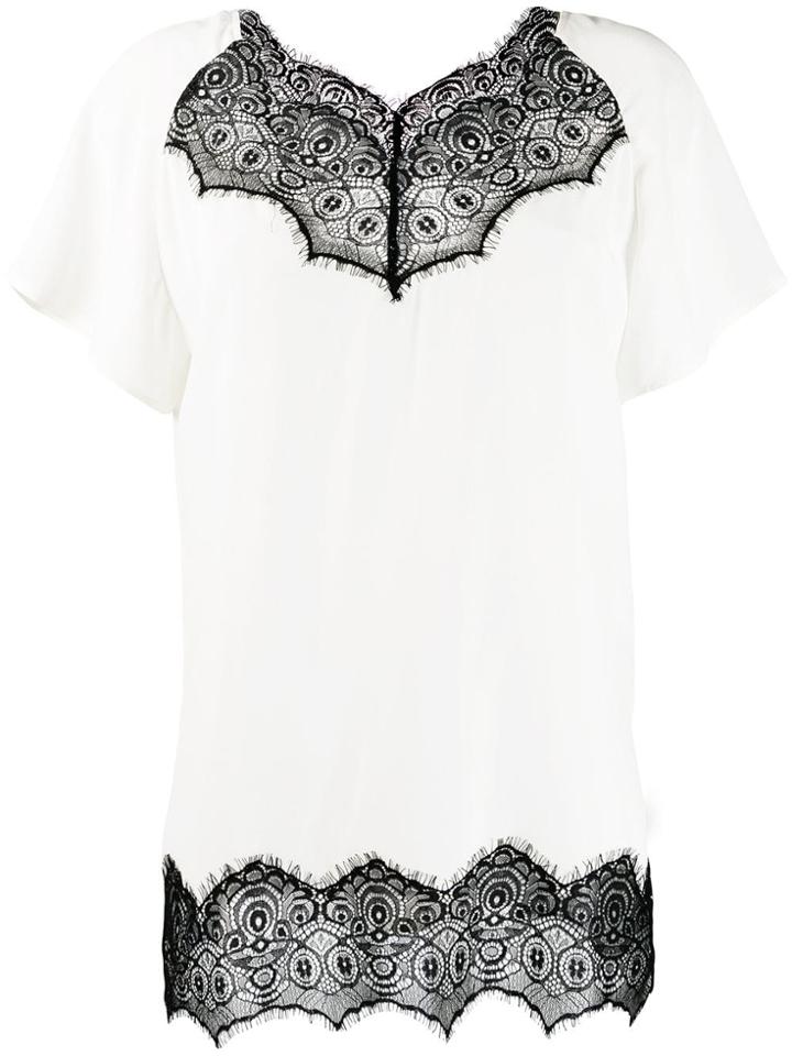 Escada Sport Scalloped Lace T-shirt - White