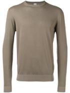 Eleventy Crew-neck Jumper, Men's, Size: Xl, Nude/neutrals, Cotton
