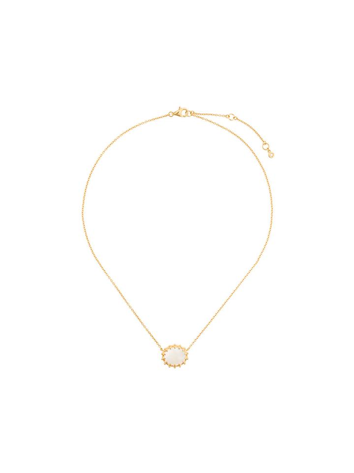 Astley Clarke Mother Of Pearl Floris Pendant - Metallic