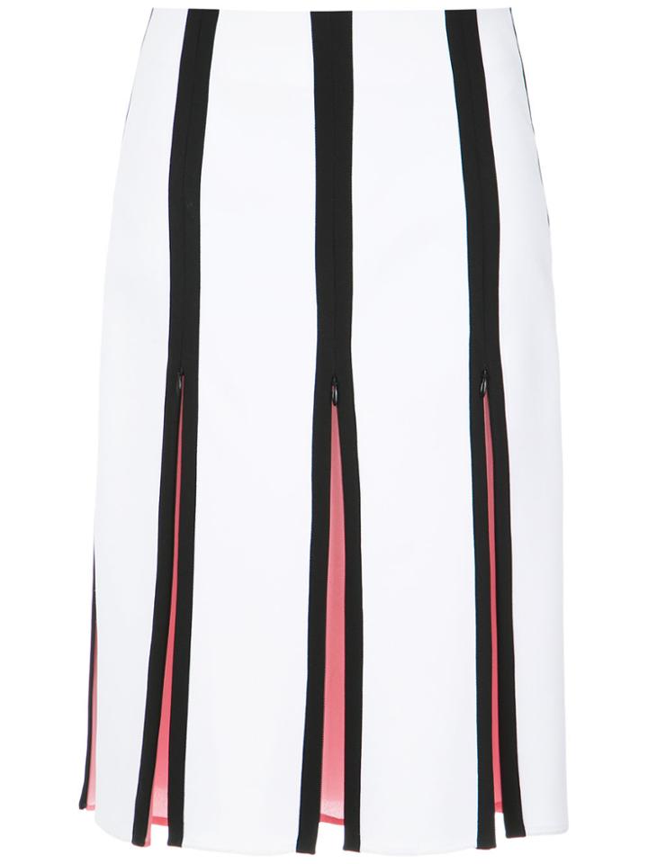 Reinaldo Lourenço Panelled Midi Skirt - White