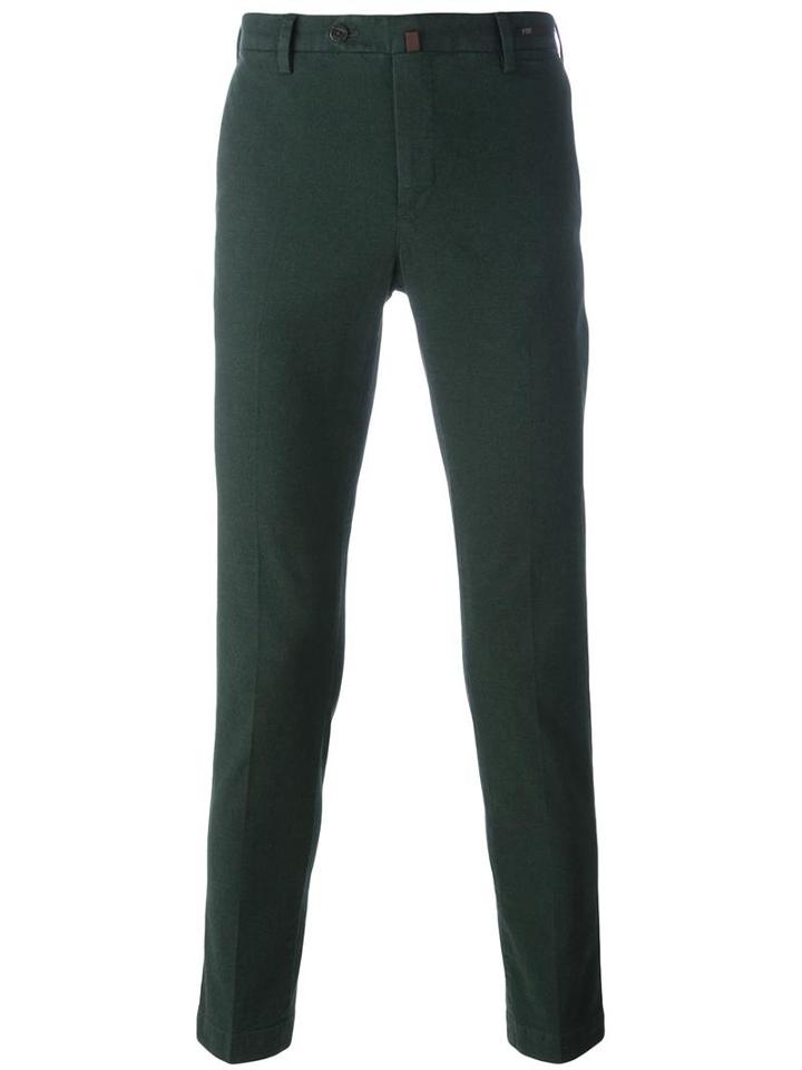 Pt01 Skinny Trousers, Men's, Size: 52, Green, Cotton/spandex/elastane