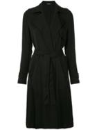 Theory Belted Trench Coat - Black