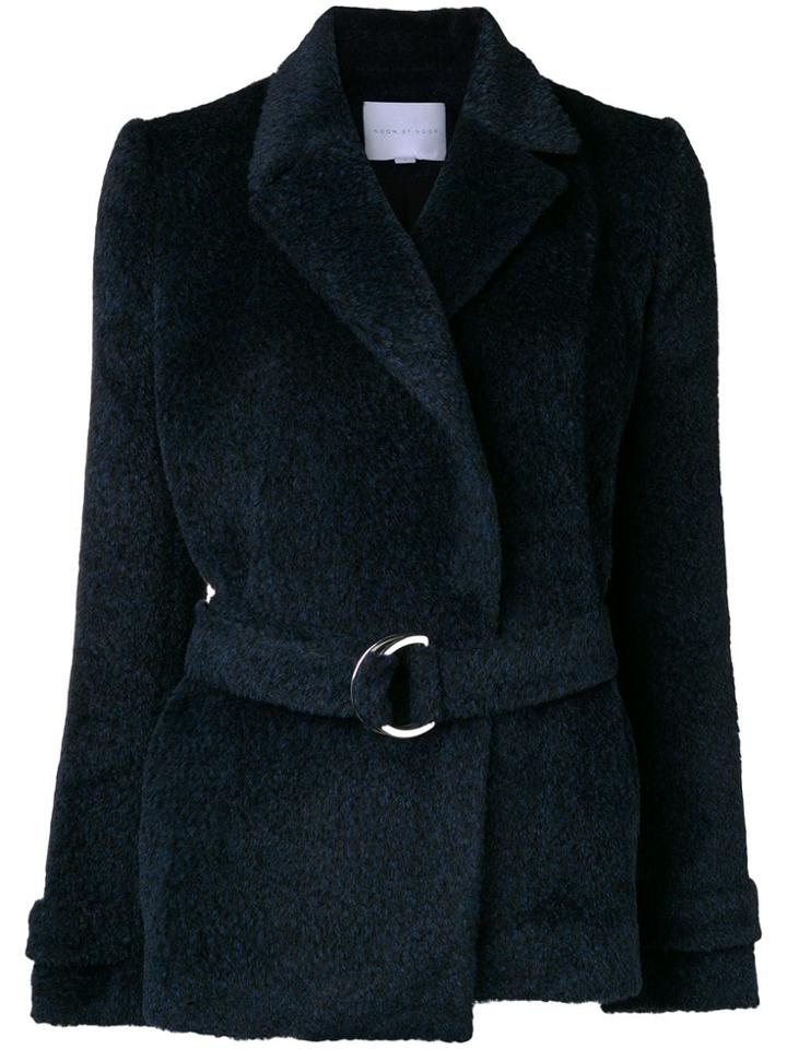 Noon By Noor Tammy Belted Jacket - Blue