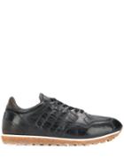 Alberto Fasciani Perforated Detail Sneakers - Black