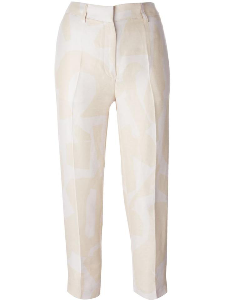 Christian Wijnants Palla Trousers, Women's, Size: 40, Nude/neutrals, Linen/flax/silk