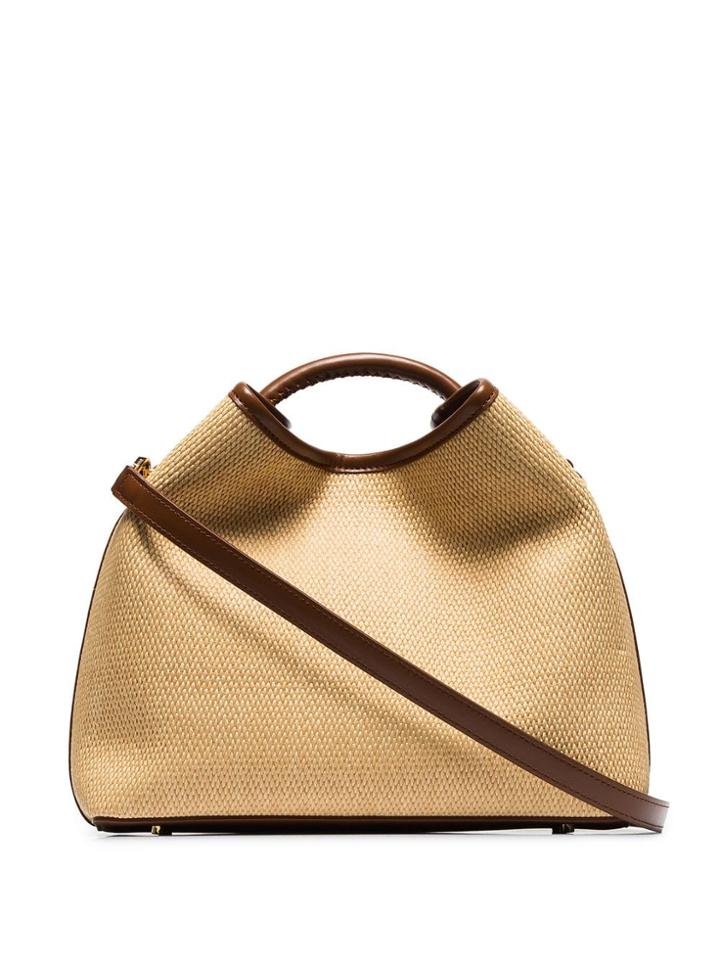 Elleme Raisin Raffia Tote - Brown