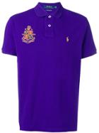 Polo Ralph Lauren Crest Logo Polo Shirt - Purple